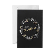 Black folding greeting card - Memoriex 
