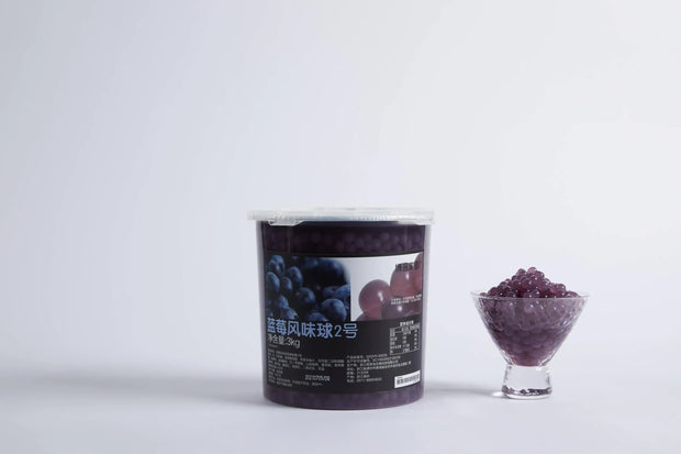 Blueberry Flavoured Popping Boba (Sample)-1