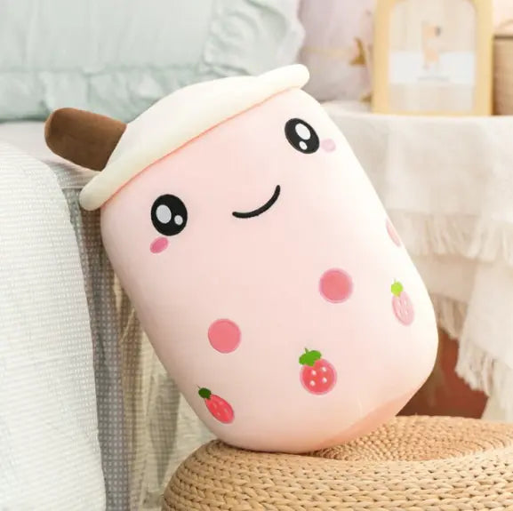 Boba Bubble Fruit Tea Plush Toy-1