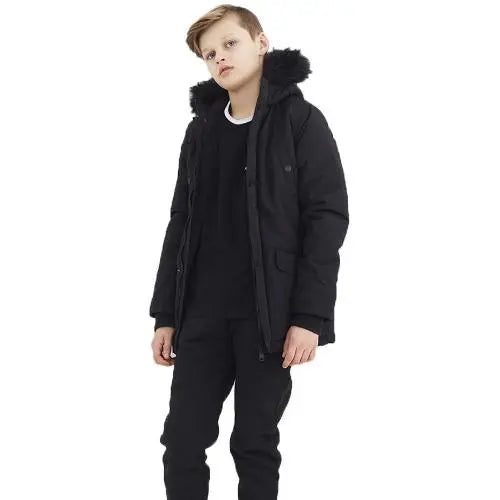 Boys Brave Soul Wonderwall Parka Jacket-3