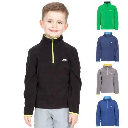 Boys Trespass Etto Lightweight Fleece Jumper Pull Over-0