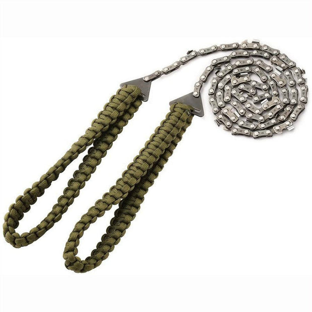 Braided Umbrella Rope Camping Survival Pocket Saw - Memoriex 