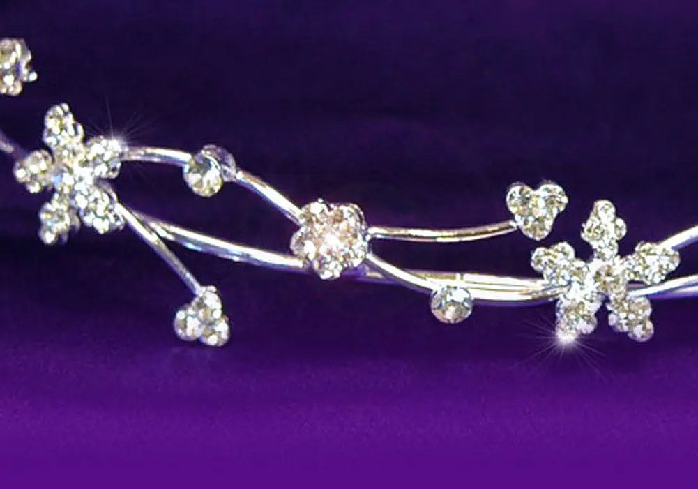 Bridal Wedding Crystal Rhinestone Headband Tiara XT1097-0