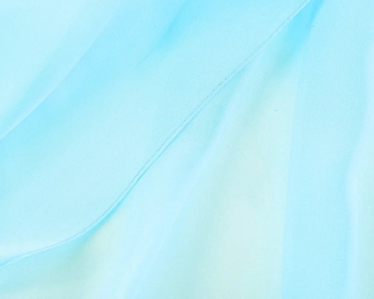 Bright Blue - Plain Chiffon-1