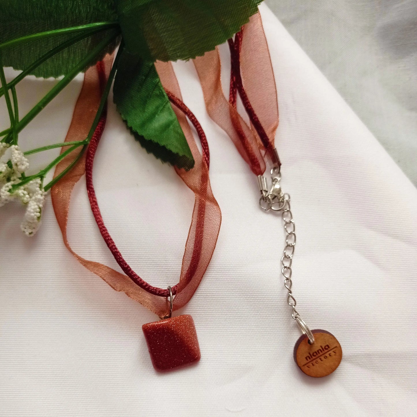 Brown Goldstone Necklace - Memoriex