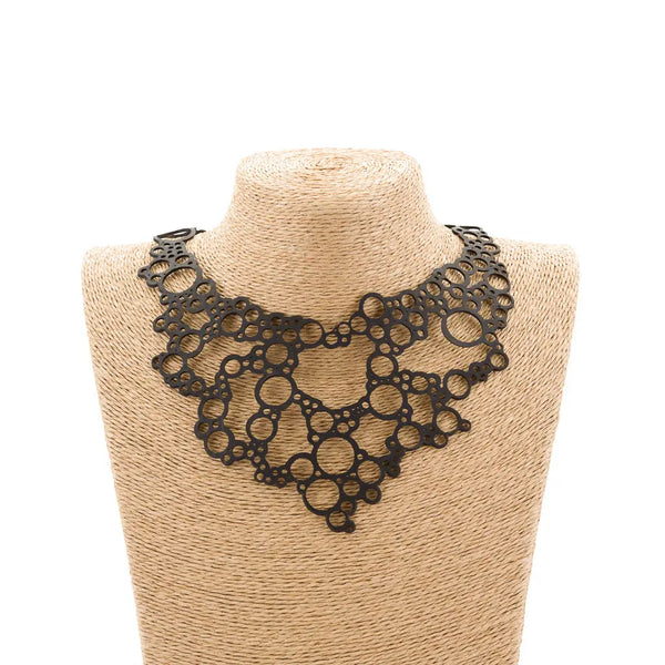 Bubbles Recycled Rubber Necklace - Memoriex 