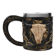 Bullbone mug resin stainless steel inner liner ornament - Memoriex 