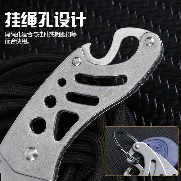 Bushcraft Folding Field Knife Multi-functional Pocketed EDC knife-3