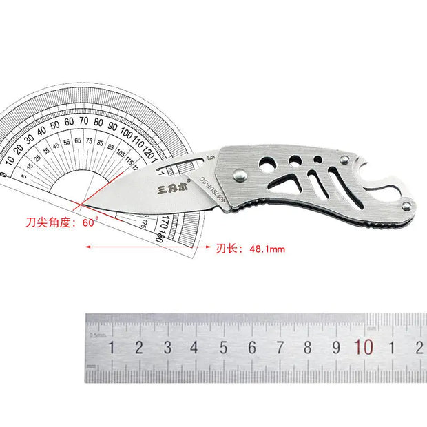 Bushcraft Folding Field Knife Multi-functional Pocketed EDC knife-4