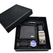 Business Belt Wallet Wrist Watch Pen Gift Box Set For Men - Memoriex 