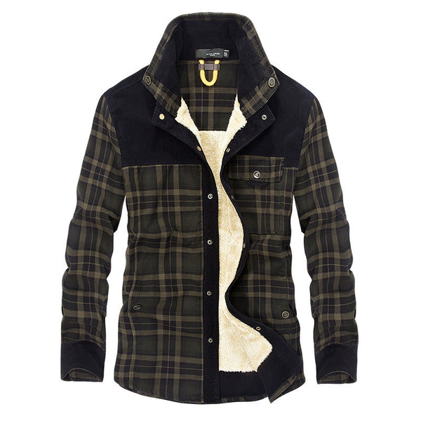 Business Casual Fashion Cotton Shirt Coat Men's Cross-border - Memoriex 