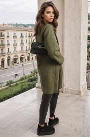 Buttoned Textured Jacket with Front Pockets - Memoriex 