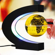 C-Shaped 3-Inch Magnetic Levitation Globe Creative Gifts For Valentine's Day Novel Home Decorations - Memoriex 