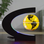 C-Shaped 3-Inch Magnetic Levitation Globe Creative Gifts For Valentine's Day Novel Home Decorations - Memoriex 