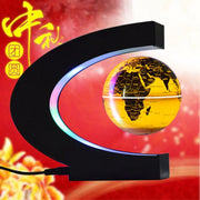 C-Shaped 3-Inch Magnetic Levitation Globe Creative Gifts For Valentine's Day Novel Home Decorations - Memoriex 