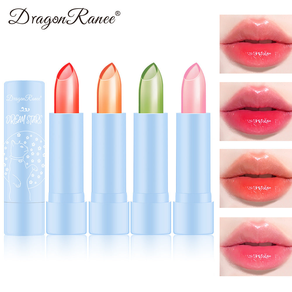 Color-Changing Lipstick Long-Lasting Moisturizing Not Easy To Decolorize Not Easy To Dip In The Cup Waterproof And Moisturizing Aloe Jelly Lipstick - Memoriex 