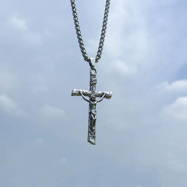 New Hip-Hop Accessories Sweater Chain Military Titanium Steel Necklace Men's Jewelry - Memoriex