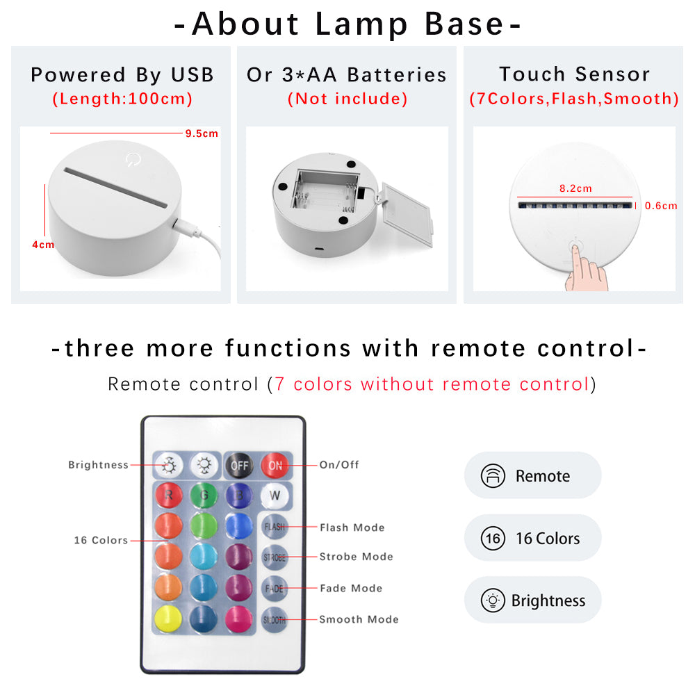 Transparent Luminous Acrylic Note Board 3d Night Light Can Be Erased And Written On The Computer Side Ins Night Light Message Board Memo