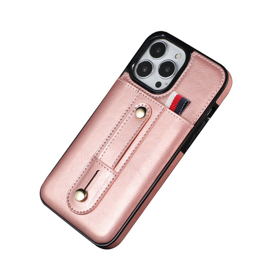 Suitable for IP13PROMAX card insertion phone case Apple 12 bracket phone protection case 11 anti drop case - Memoriex 