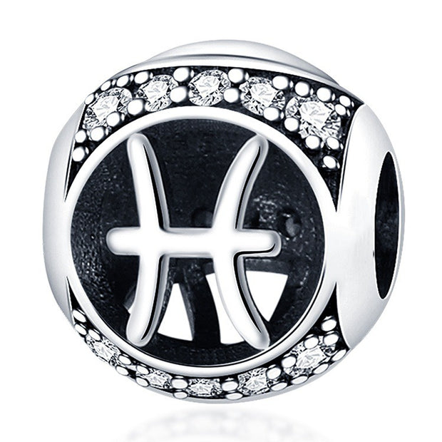 Twelve Constellations Pendant, Pendant, DIY Jewelry Accessories, Bracelet Necklace - Memoriex