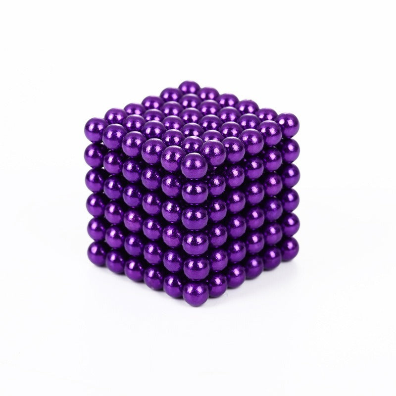 5mm 216 Color Magnetic Balls Buck Ball Magnetic Ball Magic Cube Puzzle Toy - Memoriex 