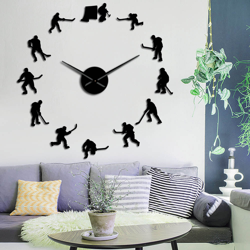 Frameless DIY Wall Clock 3D Mirror Wall Sticker - Memoriex