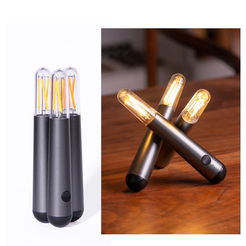 LED Desktop Night Light USB Charging Creative Gift Decoration Light Bar Restaurant Outdoor Camping Atmosphere Light