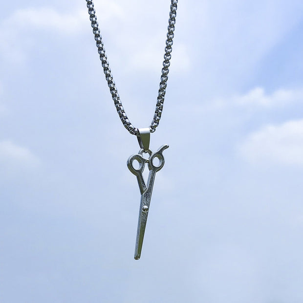 New Hip-Hop Accessories Sweater Chain Military Titanium Steel Necklace Men's Jewelry - Memoriex