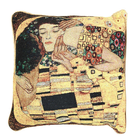 Gustav Klimt Gold Kiss - Cushion Cover Art 45cm*45cm-0