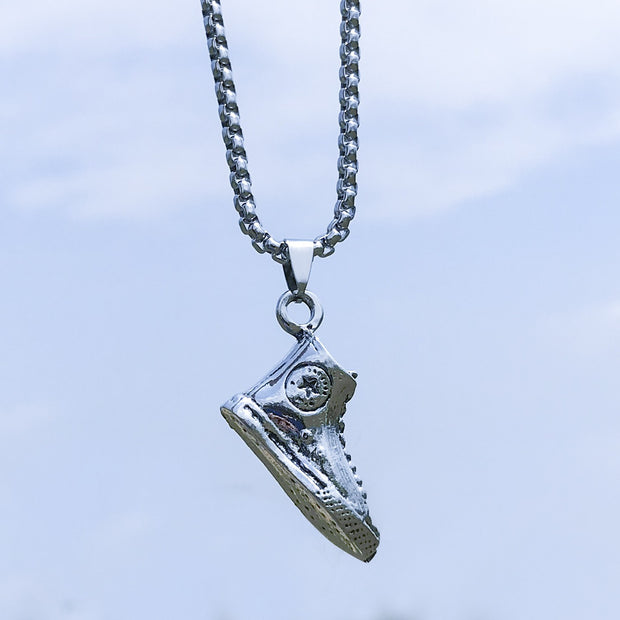 New Hip-Hop Accessories Sweater Chain Military Titanium Steel Necklace Men's Jewelry - Memoriex