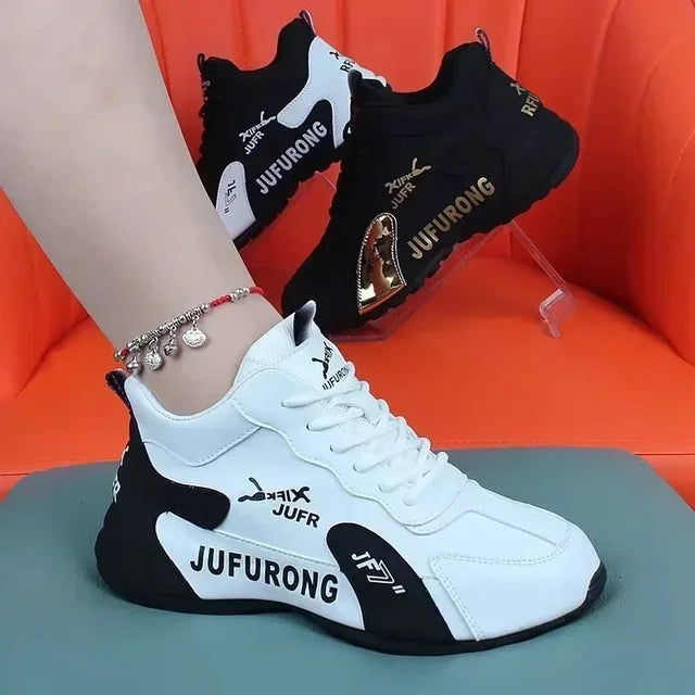 Shoes for Women Summer New Breathable Ladies Lace Up Sports Platform Sneakers Women Walking Designer Shoes Zapatos De Mujer - Memoriex 