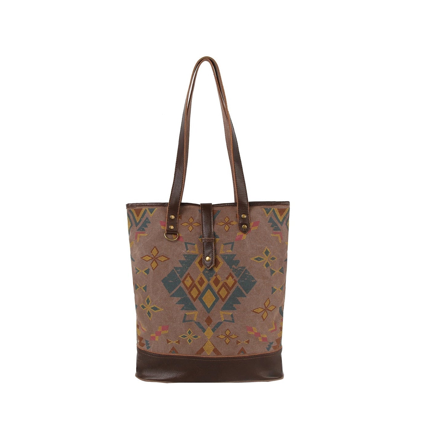 Western style printing long tote by Handbag Factory-5