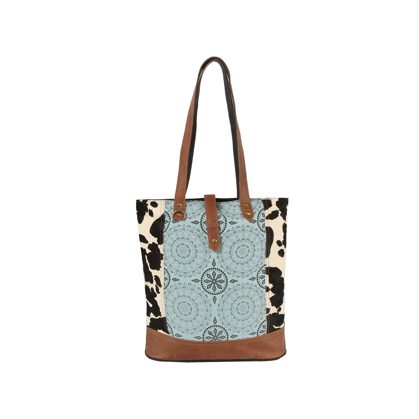 Western style printing long tote by Handbag Factory-1