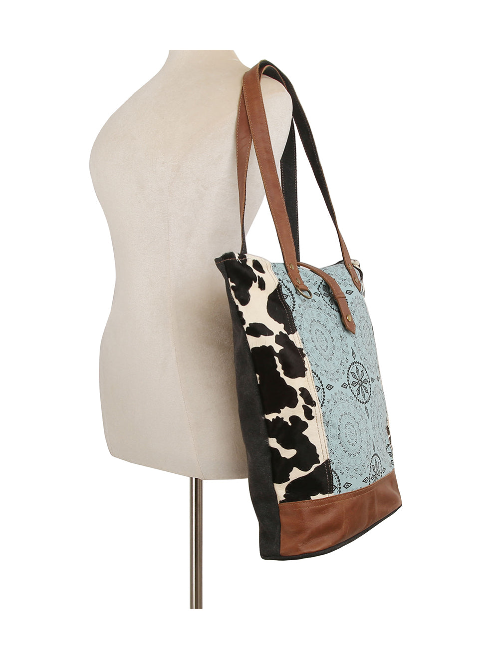 Western style printing long tote by Handbag Factory-3