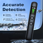 Portable Camera Detector & Bug Sweeper | Multifunctional Anti-Spy Device for Hidden Cameras & GPS Trackers - Memoriex