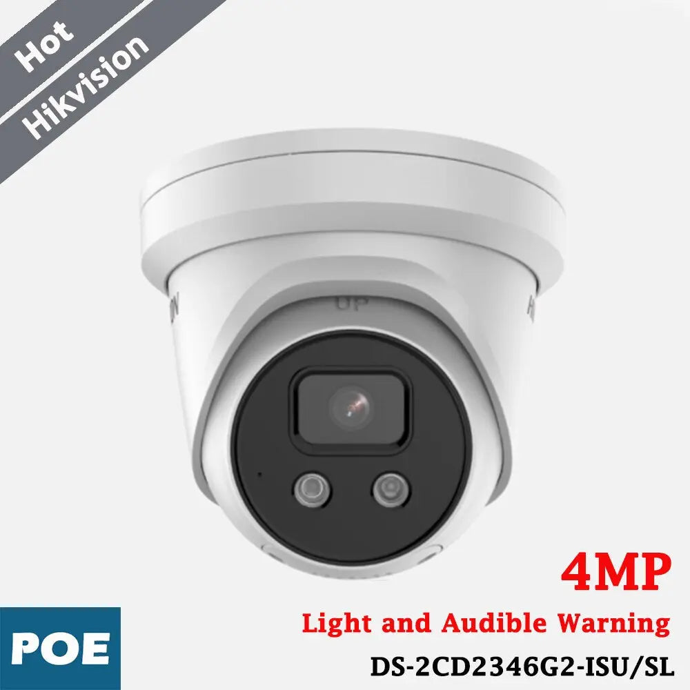  Camera H.265+ Active Strobe Light and Audio Alarm Warning-3