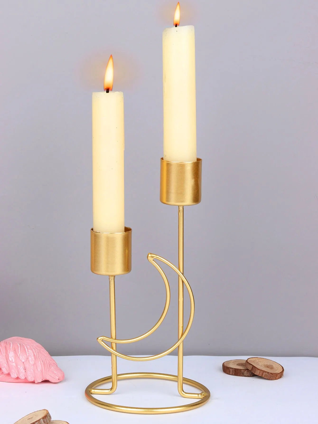 Gold Candlestick Holder-2