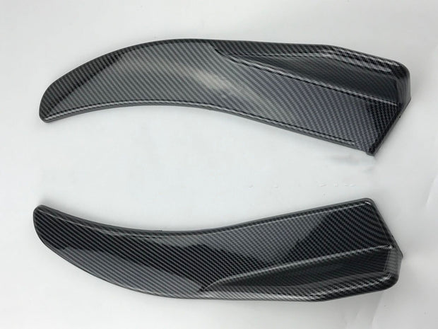 Car Refitted Front And Rear Deflector Light Carbon Fiber - Memoriex 