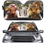 Car Sun Shield Front Stop Sunscreen Heat Insulation Non-punching Telescopic Curtain - Memoriex 