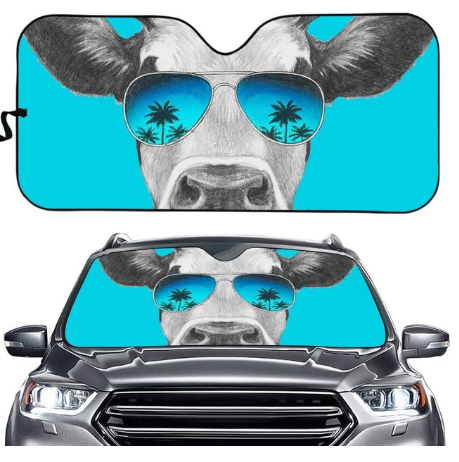 Car Sun Shield Front Stop Sunscreen Heat Insulation Non-punching Telescopic Curtain - Memoriex 