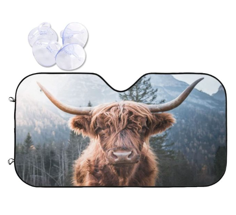 Car Sun Shield Front Stop Sunscreen Heat Insulation Non-punching Telescopic Curtain - Memoriex 