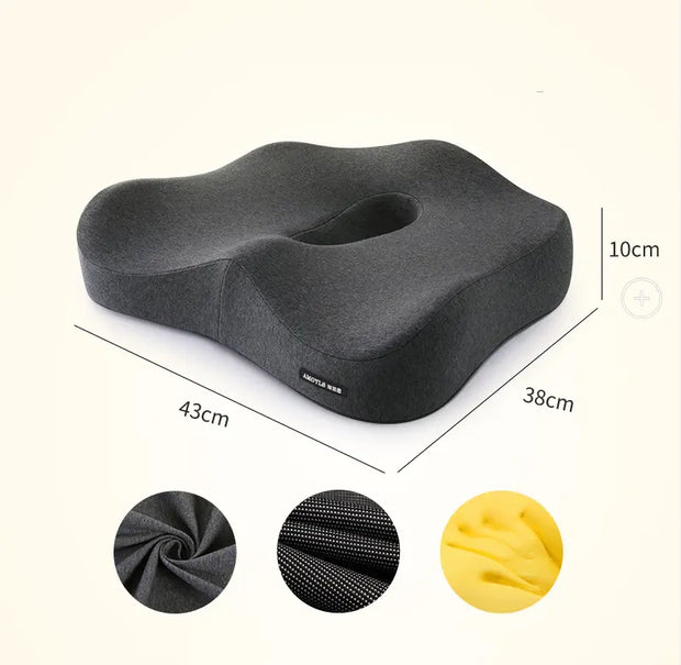 Car seat cushion Summer office minimalist memory cotton seat cushion Car interior chair cushion available all year round - Memoriex 