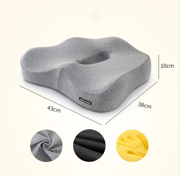 Car seat cushion Summer office minimalist memory cotton seat cushion Car interior chair cushion available all year round - Memoriex 
