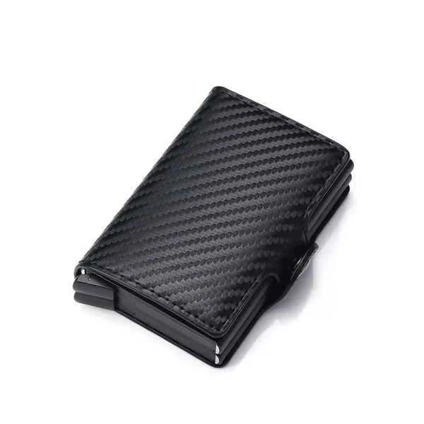Carbon Fibre Leather Men Wallet Money Bag - Memoriex