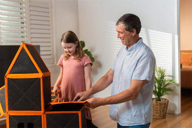 Cardboard Cat House Scratcher Breathable Pet Foldable Cat Toys And House For Cats - Memoriex 