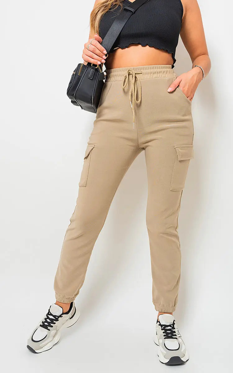 Cargo Pocket Trouser with Drawstring-4