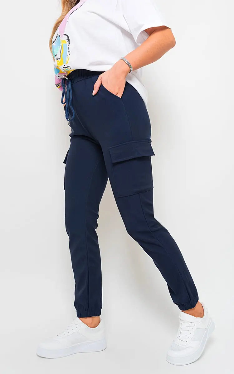 Cargo Pocket Trouser with Drawstring-8