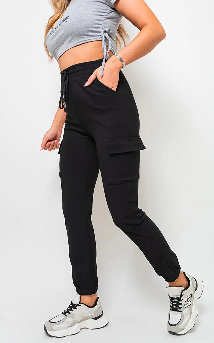 Cargo Pocket Trouser with Drawstring-11