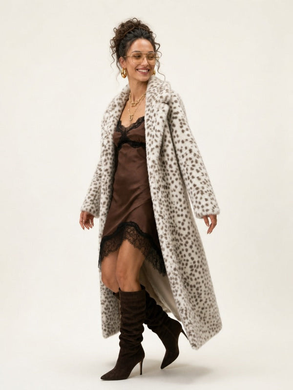 Wild Heart Leopard Faux Fur Coat-0