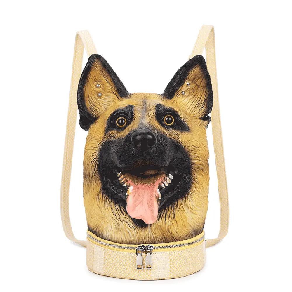 Cartoo Cute Dog Casual Backpack Fashion Punk Bags-0